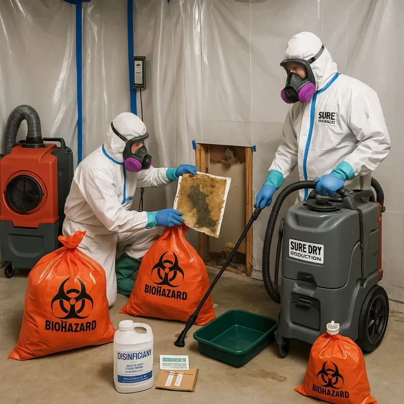 Contaminated Water Handling Protocols process in Haw River, NC