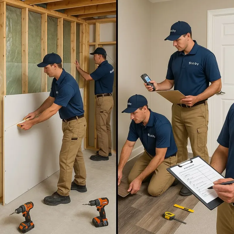 Repairs and Reconstruction process in Haw River, NC